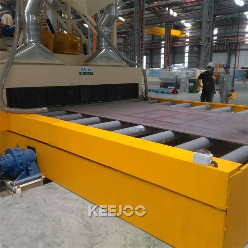 Steel Plate Pre-treatment Shot Blasting Machine
