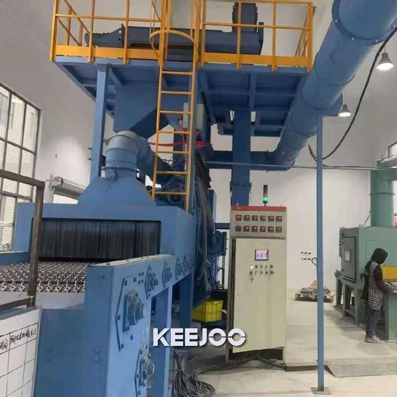 Wire Mesh Belt Shot Blasting Machine