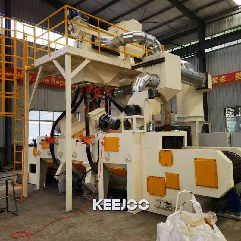 Wire Mesh Belt Shot Blasting Machine