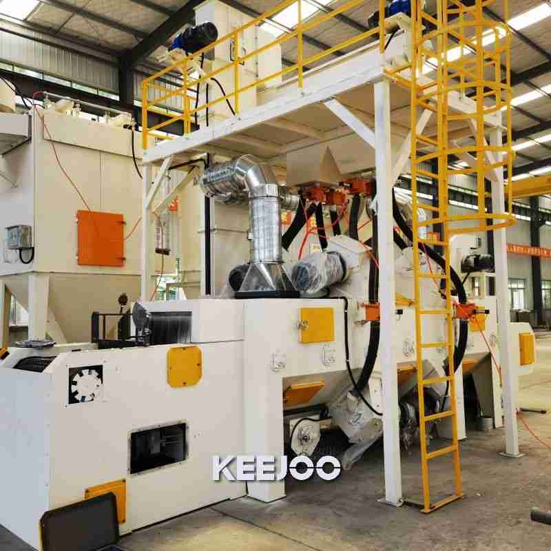 Wire Mesh Belt Shot Blasting Machine