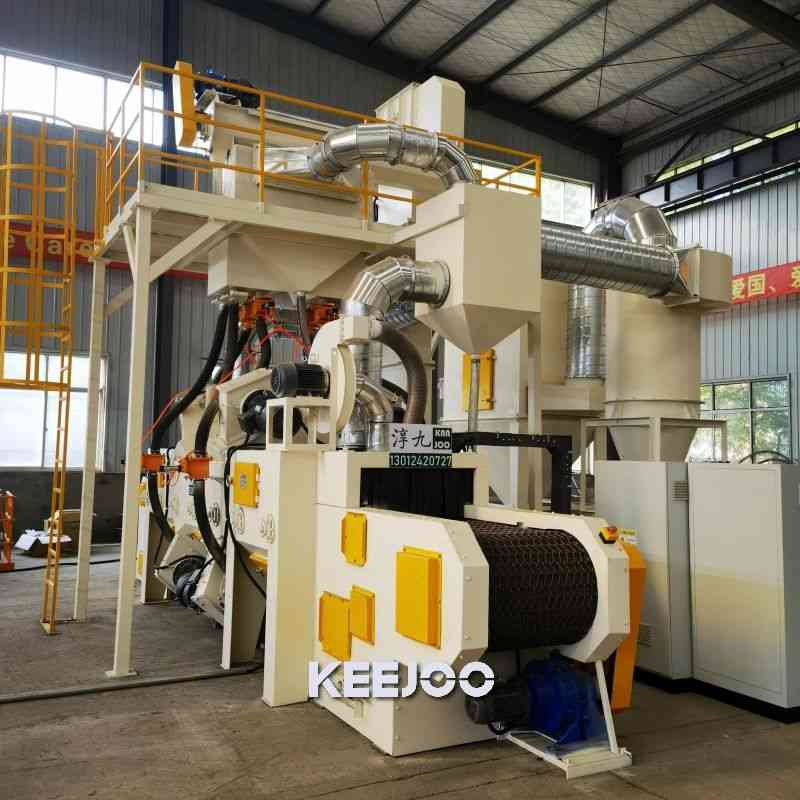 Wire Mesh Belt Shot Blasting Machine